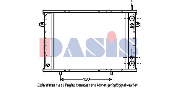 AKS DASIS Radiaator,mootorijahutus 180026N